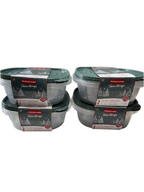 Rubbermaid TakeAlongs 11.7 Cup Food Storage Containers 8 Pack